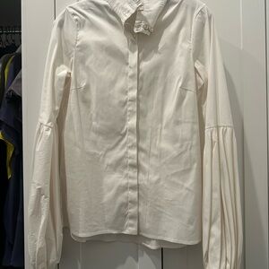 Caroline Constas Cream Blouse